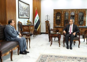 زيدان يبحث مع وزير العدل إكمال مشروع (برمجة دوائر التسجيل العقاري)