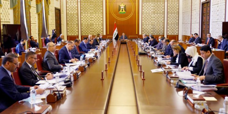 مجريات جلسة مجلس الوزراء بجلسته الخامسة والأربعين برئاسة الكاظمي