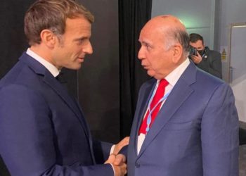 وزير الخارجية العراقية والرئيس الفرنسي يناقشان نتائج الانتخابات وإعمار الموصل