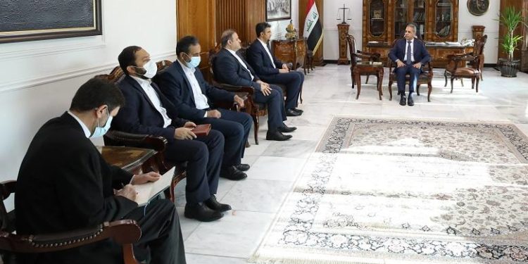 فائق زيدان يستقبل الوفد القضائي الايراني