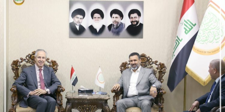 رئيس الهيئة السياسية للـــ”تيار الصدري” يلتقي السفير الاسباني