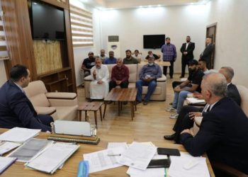 وزير التجارة يلتقي اصحاب مطاحن وافران اهلية ويؤكد متابعة اسعار مادة الطحين