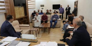 وزير التجارة يلتقي اصحاب مطاحن وافران اهلية ويؤكد متابعة اسعار مادة الطحين