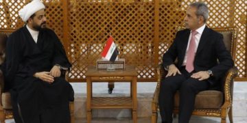 زيدان والخزعلي يبحثان أحداث العنف في تظاهرات الجمعة