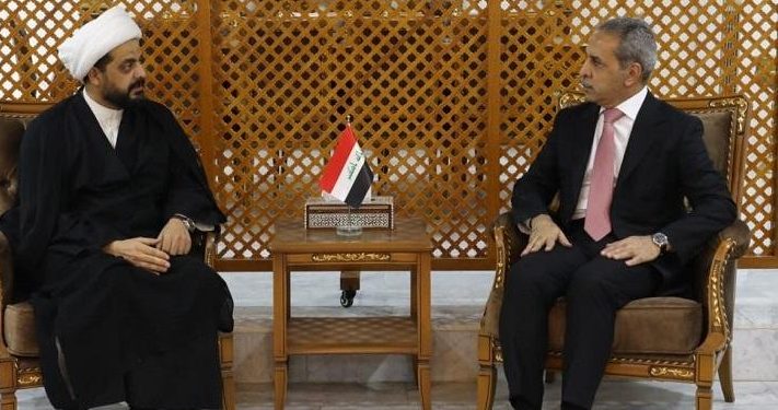 زيدان والخزعلي يبحثان أحداث العنف في تظاهرات الجمعة