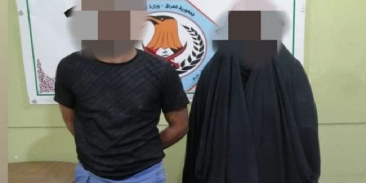 القبض على رجل وامرأة في الديوانية بحوزتهما كمية كبيرة من (المخدرات)