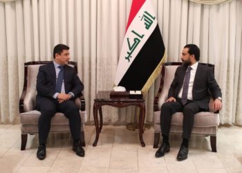 الحلبوسي ووفد الاتحاد الوطني يبحثان نتائج الانتخابات