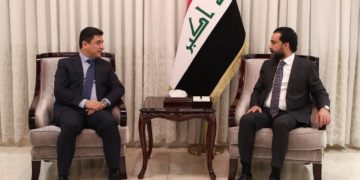 الحلبوسي ووفد الاتحاد الوطني يبحثان نتائج الانتخابات