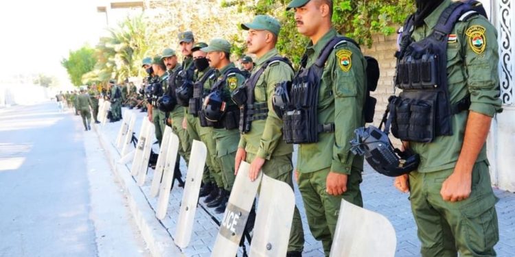 انتشار مكثف لوحدات (حفظ القانون) في بغداد