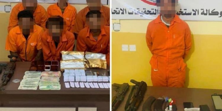 القبض على (7 متهمين) يتاجرون بالمواد المخدرة والاسلحة في البصرة