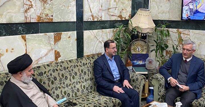 السفير الألماني من كربلاء .. (وجود السيستاني مطلوب لضمان تقدم العراق) + صور