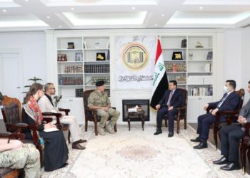 الأعرجي يستقبل قائد (بعثة حلف الناتو) في العراق