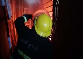 إنقاذ عائلة من حريق اندلع في منزلها  ببغداد