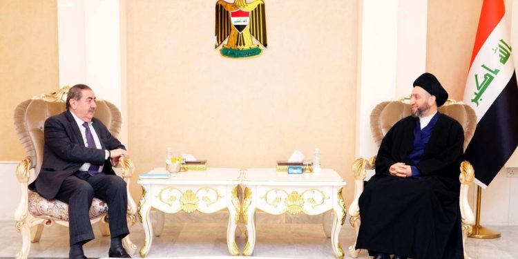 الحكيم يبحث مع وفد الديمقراطي الكردستاني الإستحقاقات التحديات