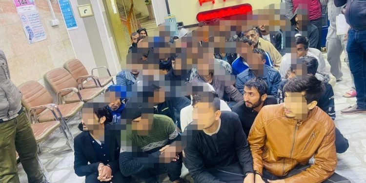 اعتقال (85 أجنبياً) مخالفاً لشروط الإقامــــة بينهم 25 متسولاً في بغداد