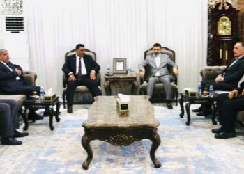 وفــــد “الهيئة السياسية للتيار الصـــدري” يلتقي رئيس غرفة تجارة بغداد