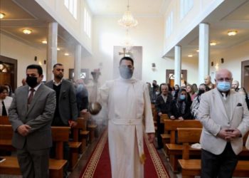 الأعرجي يحضر (قداس عيد الميلاد) في كنيسة انتقال مريم العذراء ببغداد