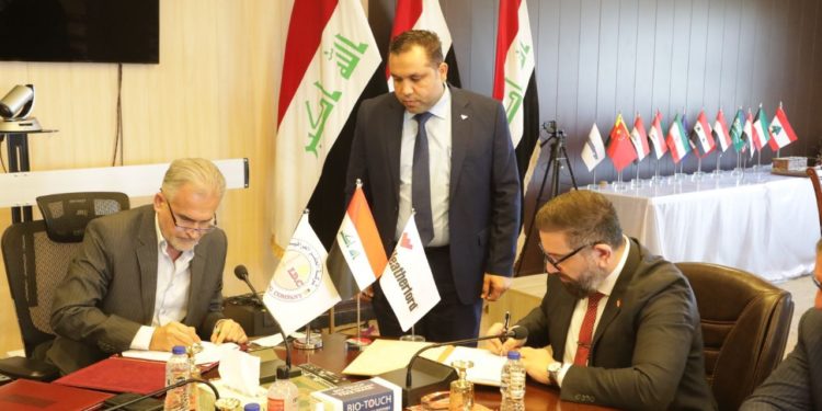 توقيـــــع (عقد مشاركة) مع شركة عالمية لتقديم خدمات الحفر والاستصلاح