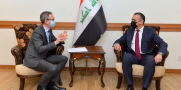 تثمين دعم الحكومة الفرنسية في مجال (الأمن ومكافحة الإرهاب واعادة الاعمار)
