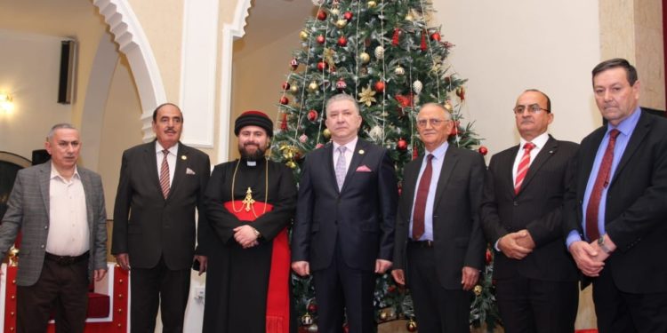 رئاسة الجمهورية تزور (الكنيسة الشرقية القديمة) وتقدم التهاني