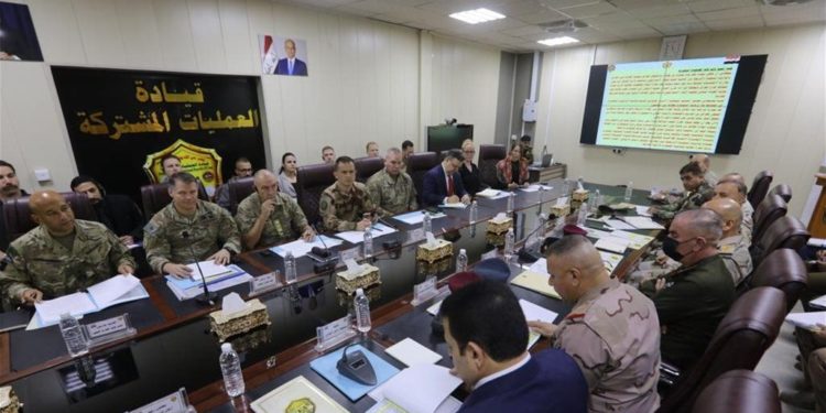 بدء الاجتماع التحضيري لمناقشة خروج (القوات القتالية الامريكية) من العراق