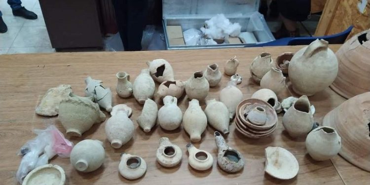 العثور على ( 46 ) قطعة اثرية في ديالى