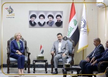 أحمد المطيري يلتقي السفيرة الأسترالية لدى بغداد