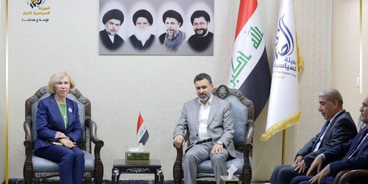 أحمد المطيري يلتقي السفيرة الأسترالية لدى بغداد