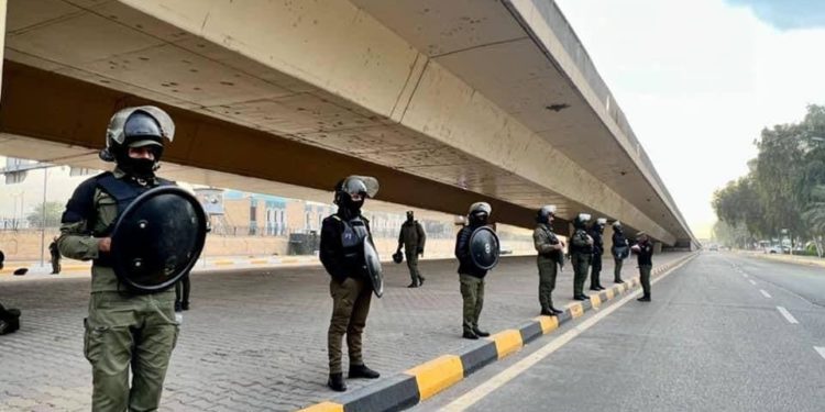 انتشار كافة وحدات حفظ القانون في بغداد