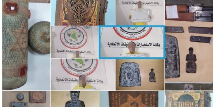 القبض على ثلاث عصابات “تهريب” بحوزتها قطع وكتب ومخطوطة اثرية