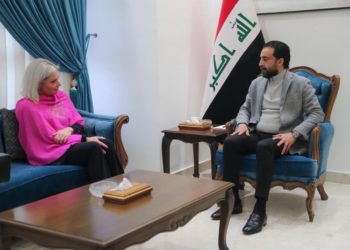 الحلبوسي يستقبل بلاسخارت .. تأكيد على (أهمية الحوار والعمل المنسجم) مع التحديات الراهنة