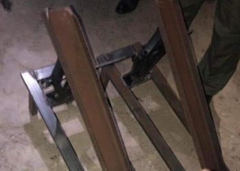 العثور على (منصات اطلاق صواريخ) في شارع فلسطين