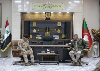 وفد أمني برئاسة عبد الامير الشمري يصل ديالى
