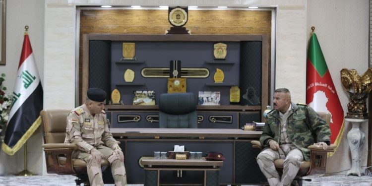 وفد أمني برئاسة عبد الامير الشمري يصل ديالى