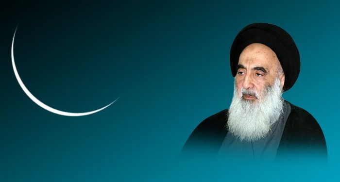 مكتب المرجع السيستاني يعلن يوم غد الاثنين (الاول من شهر جمادى الاولى)