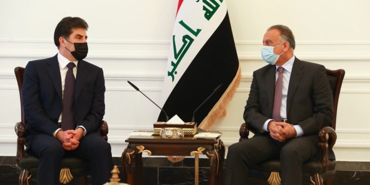 الكاظمي وبارزاني يبحثان هجمات داعـــش الأخيرة