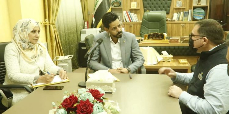 المباشرة بتنفيذ (١٠٢٠ مشروع تنموي مستدام) بذي قار ,, على نفقة منظمة عالمية