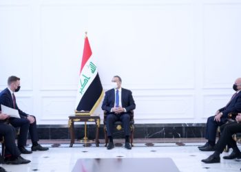 الكاظمي يستقبل وزير الخارجية الليتواني والوفد المرافق له