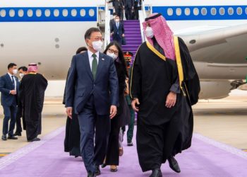 بن سلمان يستقبل رئيس كوريا الجنوبية