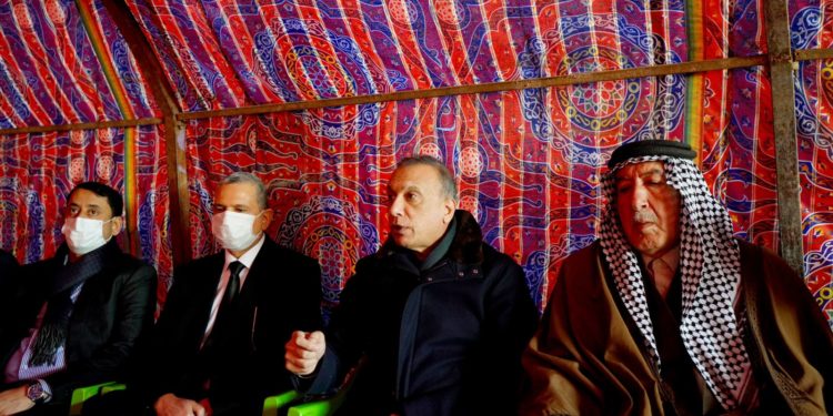 أبرز ما تحدّث به   الكاظمي خلال زيارته مجلس العزاء المقام على أرواح ضحايا