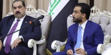 الحلبوسي يعقد اجتماع مع مثنى السامرائي