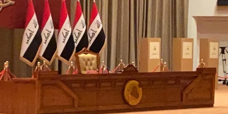 وكالة حرية تنفرد بنشر صــــور وفيديو التحضيرات الاولى لأنعقاد جلسة مجلس النواب العراقي الدورة الخامسة