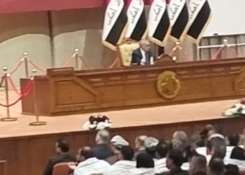 المشهداني يعتلي منصة مجلس النواب العراقي