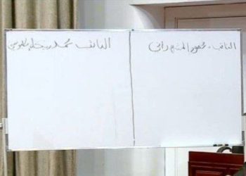 الآن بدء الجلسة مجدداً داخل مجلس النواب العراقي واوراق الاقتراع على اختيار رئيس المجلس توزع على النواب الحاضرين