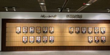 افتتاح جدارية تحمل صور كافة رؤساء المجالس (الاعيان- الوطني – النواب)