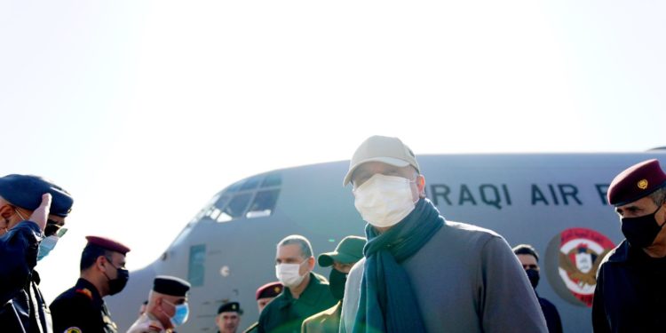 الكاظمي يصل إلى منطقة الشريط الحدودي العراقي السوري في نينوى