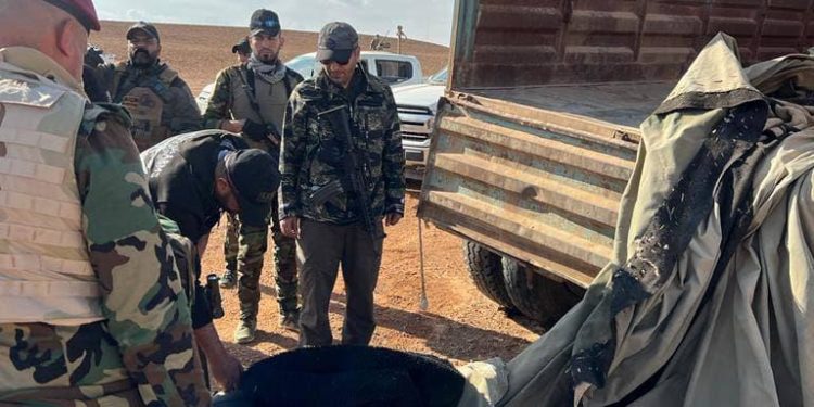 الاستخبارات تدمر 3 أوكار ومخزن ومحطة وقود في صحراء الانبار + صور