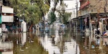 بالصور غرق مناطق عدة في أربيل بعد ليلة من الأمطار الغزيرة