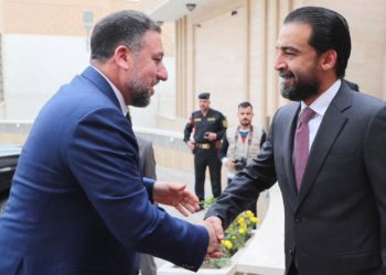 خميس الخنجر يبارك للحلبوسي فوزه برئاسة البرلمان مجدداً