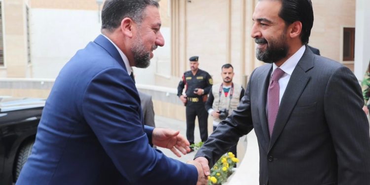 خميس الخنجر يبارك للحلبوسي فوزه برئاسة البرلمان مجدداً